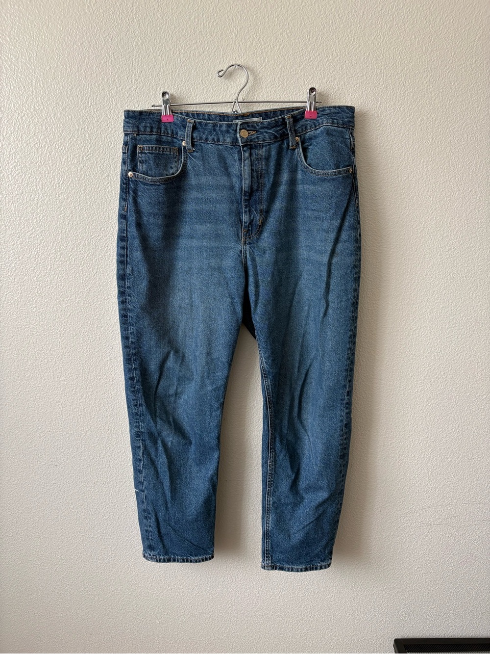 H&M Relaxed Fit Woman’s Blue Denim Jeans